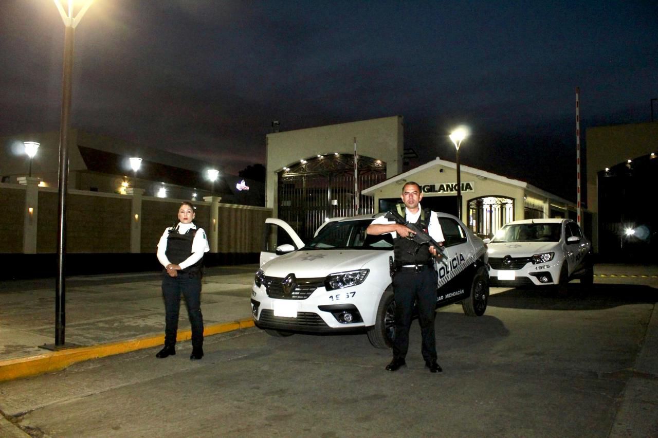Policía Auxiliar | Fotografía Gobierno de Michoacán.